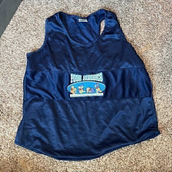 Vintage Winnie the Pooh Disney mesh jersey tank top - Picture 1 of 5